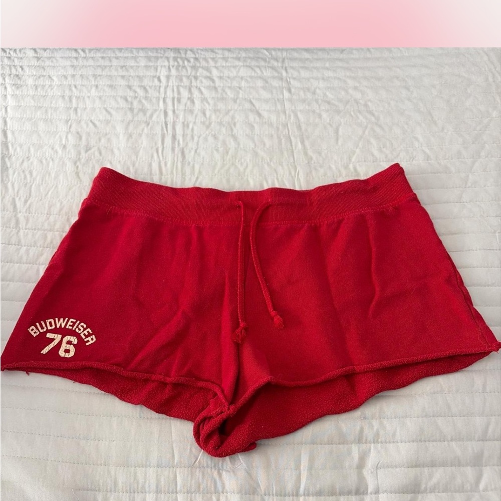 Budweiser Women's Red Shorts